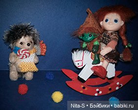 Малышня — Авторские миниатюрные куклы: лепка