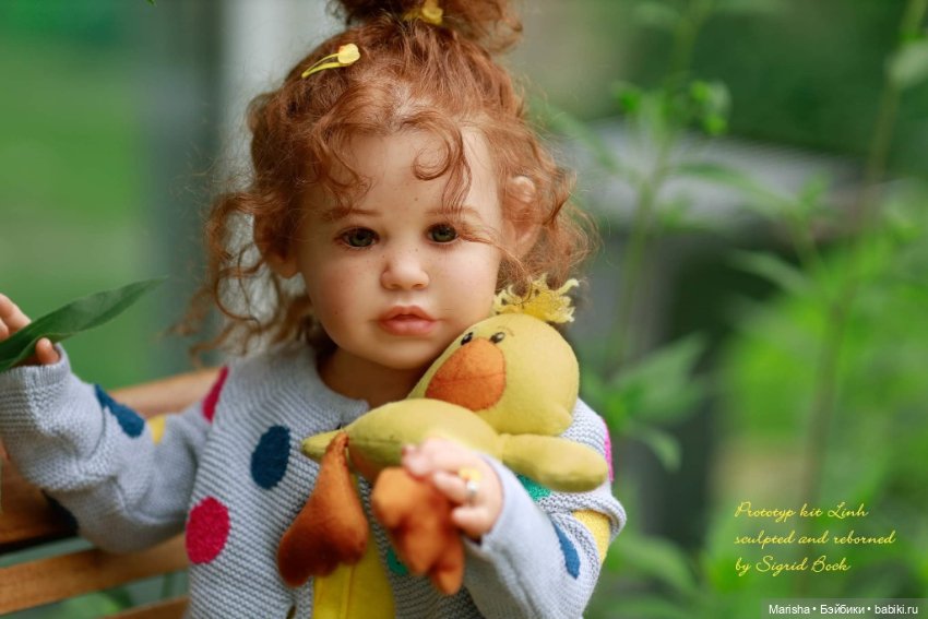 Кукла реборн из молда Linh скульптора Sigrid Bock (фото 8)