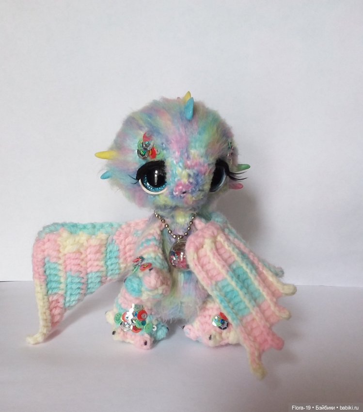 Радужный дракончик — Вязаные игрушки и амигуруми: крючком (фото 2)