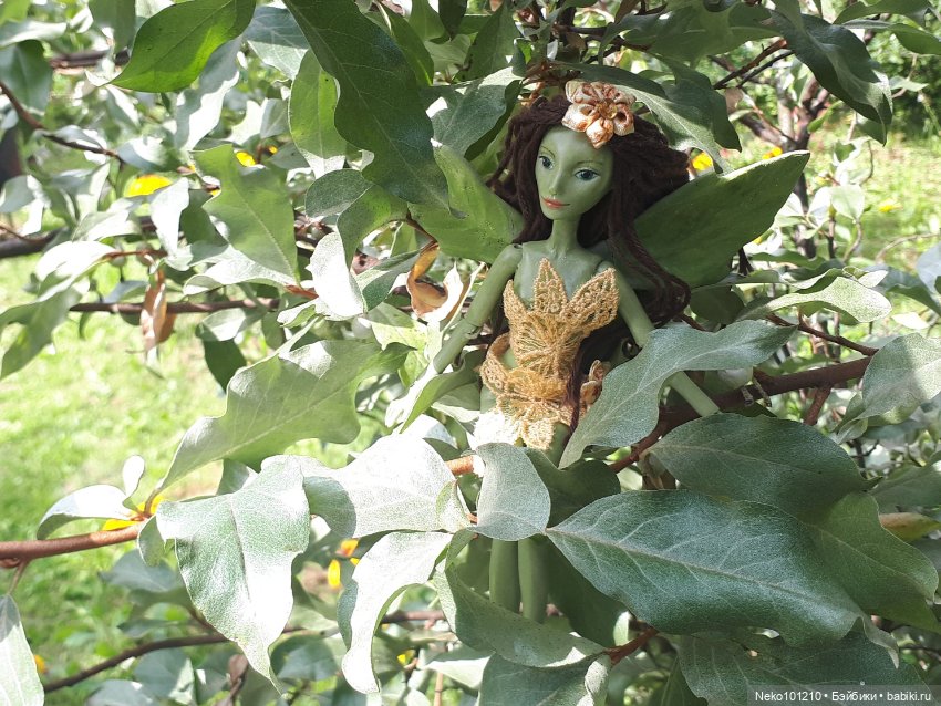 Маленькая лесная фея — Авторские шарнирные куклы своими руками: лепка (фото 7)