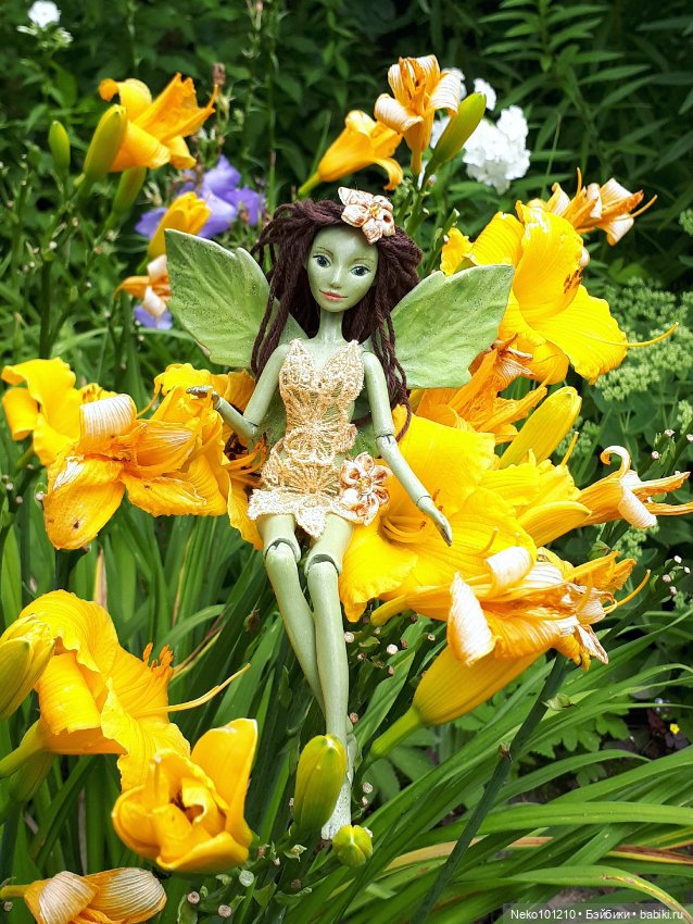 Маленькая лесная фея — Авторские шарнирные куклы своими руками: лепка