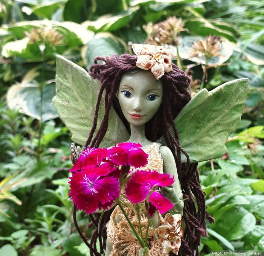 Маленькая лесная фея — Авторские шарнирные куклы своими руками: лепка (фото 6)