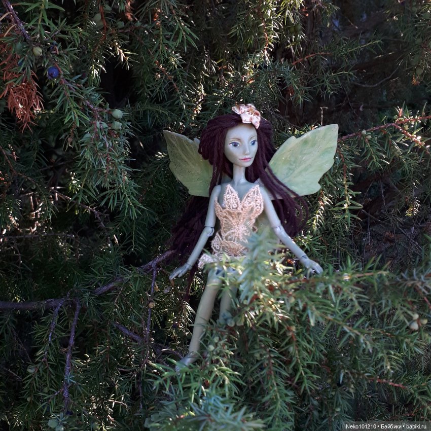 Маленькая лесная фея — Авторские шарнирные куклы своими руками: лепка (фото 4)
