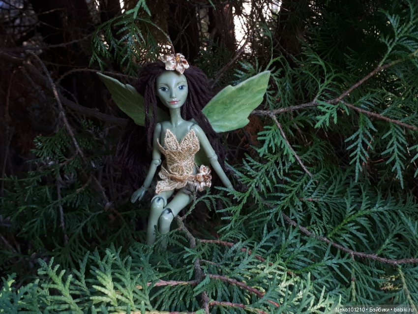 Маленькая лесная фея — Авторские шарнирные куклы своими руками: лепка