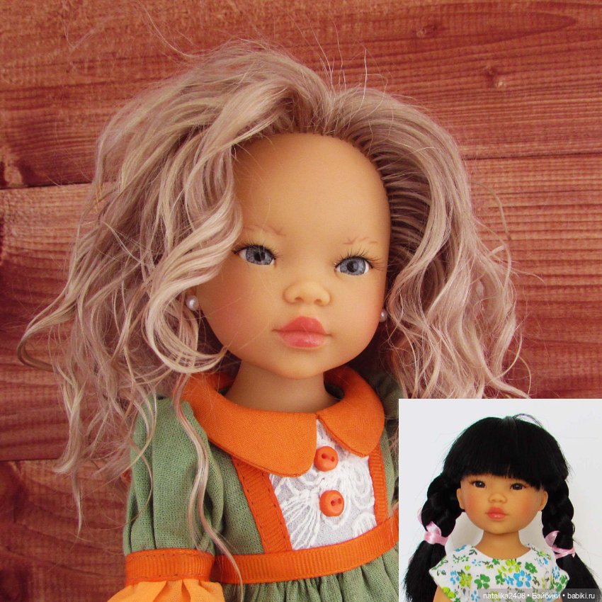 Моя новая переделочка. Кукла Юми 28 см Vestida de azul