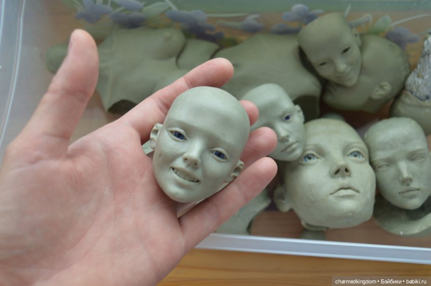 Улыбашка-недоделка — Авторские шарнирные куклы своими руками: лепка (фото 6)