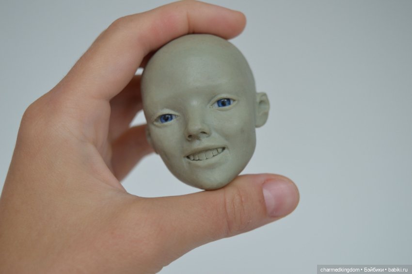 Улыбашка-недоделка — Авторские шарнирные куклы своими руками: лепка