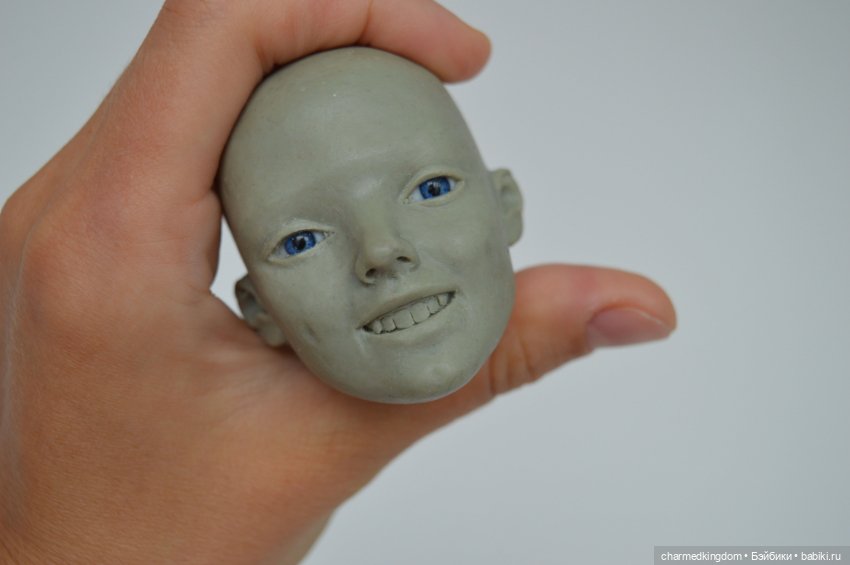 Улыбашка-недоделка — Авторские шарнирные куклы своими руками: лепка (фото 5)