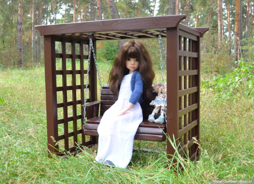 Качели с перголами — Мебель для кукол и домиков: фото
