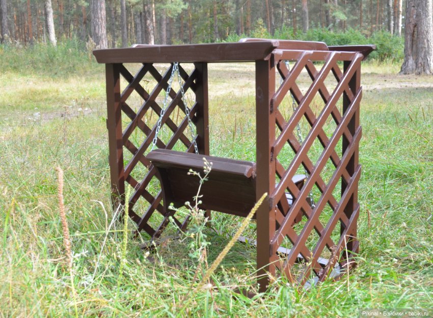 Качели с перголами — Мебель для кукол и домиков: фото (фото 5)