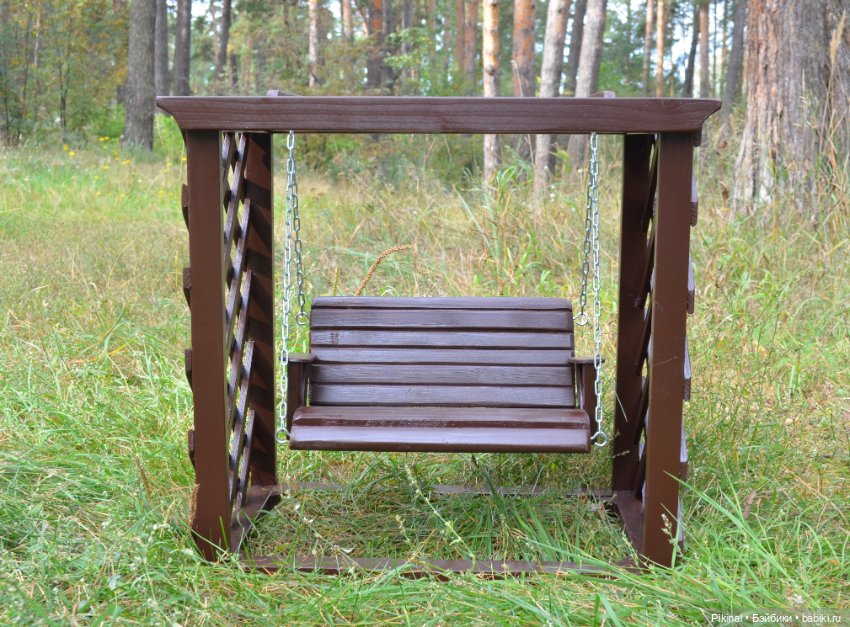 Качели с перголами — Мебель для кукол и домиков: фото