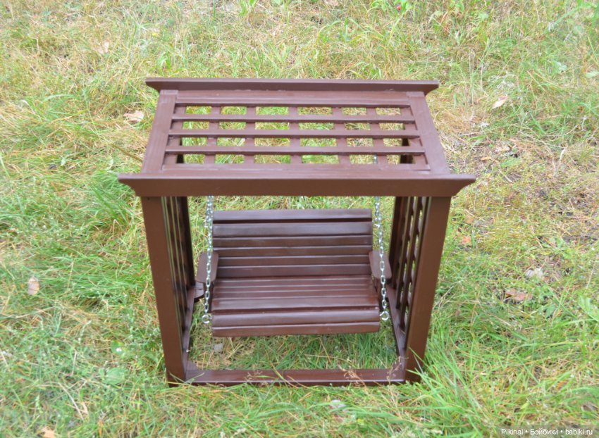 Качели с перголами — Мебель для кукол и домиков: фото