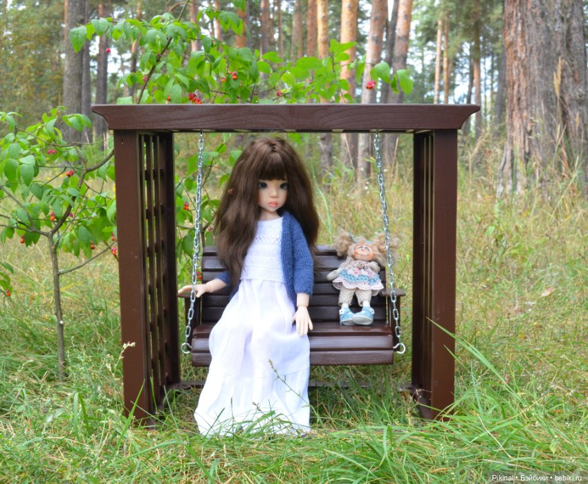 Качели с перголами — Мебель для кукол и домиков: фото