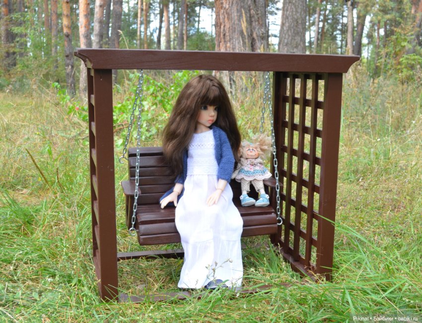 Качели с перголами — Мебель для кукол и домиков: фото