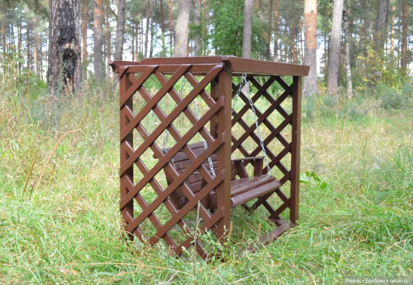 Качели с перголами — Мебель для кукол и домиков: фото (фото 3)