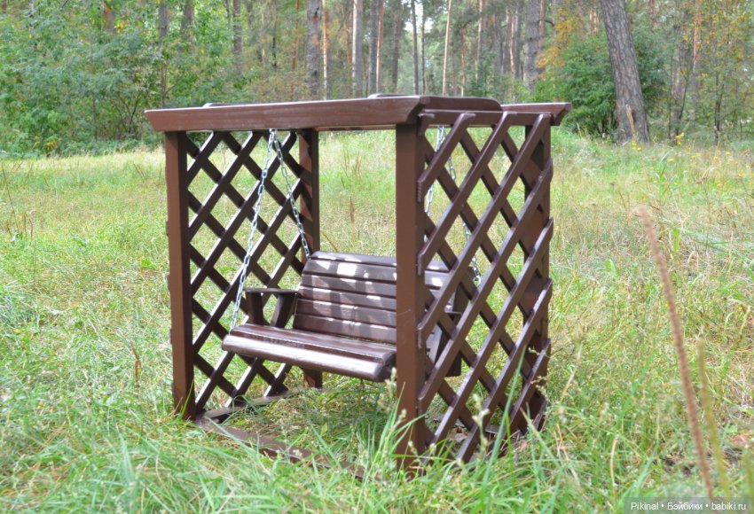 Качели с перголами — Мебель для кукол и домиков: фото (фото 6)