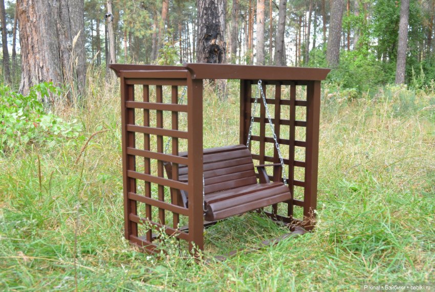 Качели с перголами — Мебель для кукол и домиков: фото