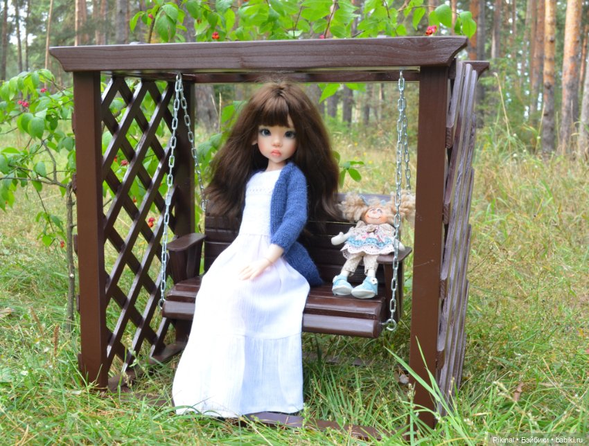 Качели с перголами — Мебель для кукол и домиков: фото