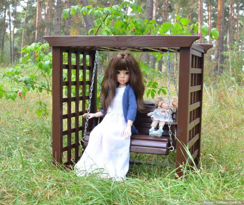 Качели с перголами — Мебель для кукол и домиков: фото