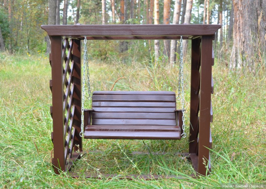 Качели с перголами — Мебель для кукол и домиков: фото (фото 2)