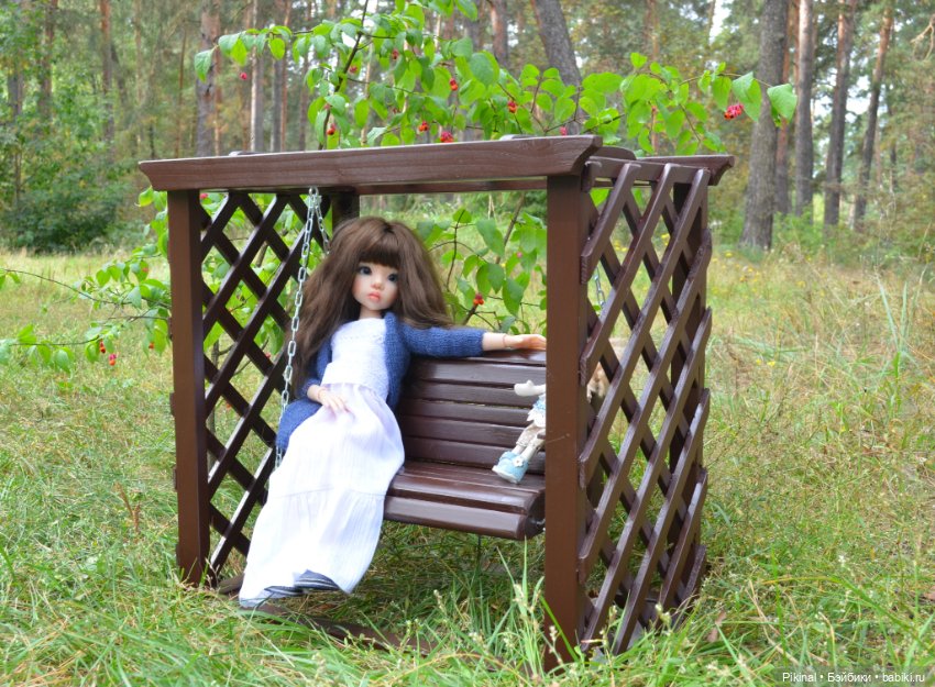 Качели с перголами — Мебель для кукол и домиков: фото