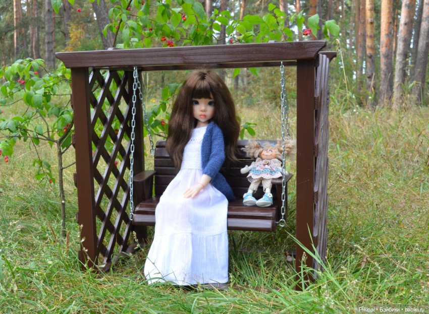 Качели с перголами — Мебель для кукол и домиков: фото