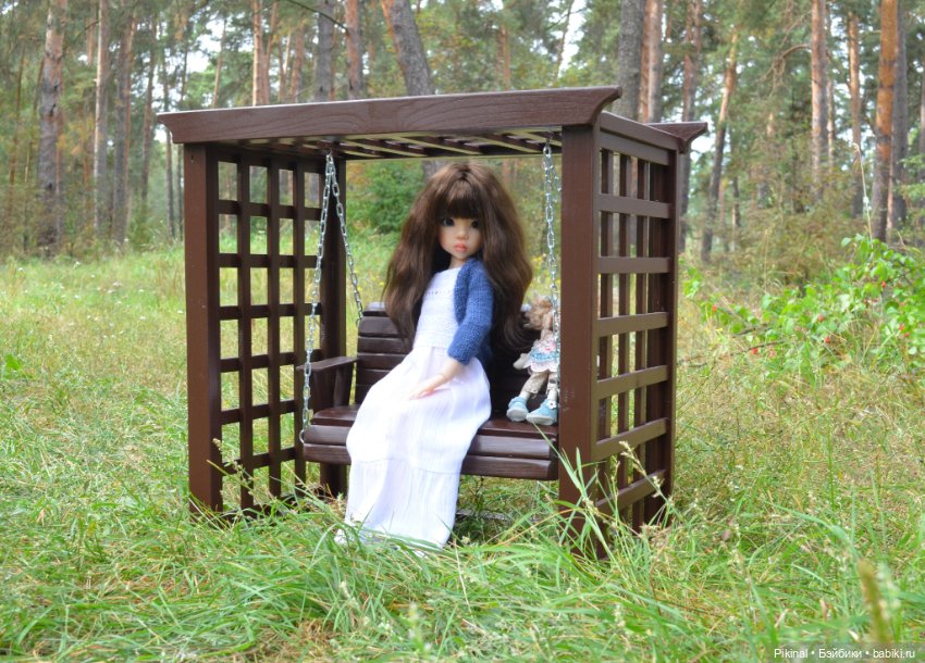 Качели с перголами — Мебель для кукол и домиков: фото
