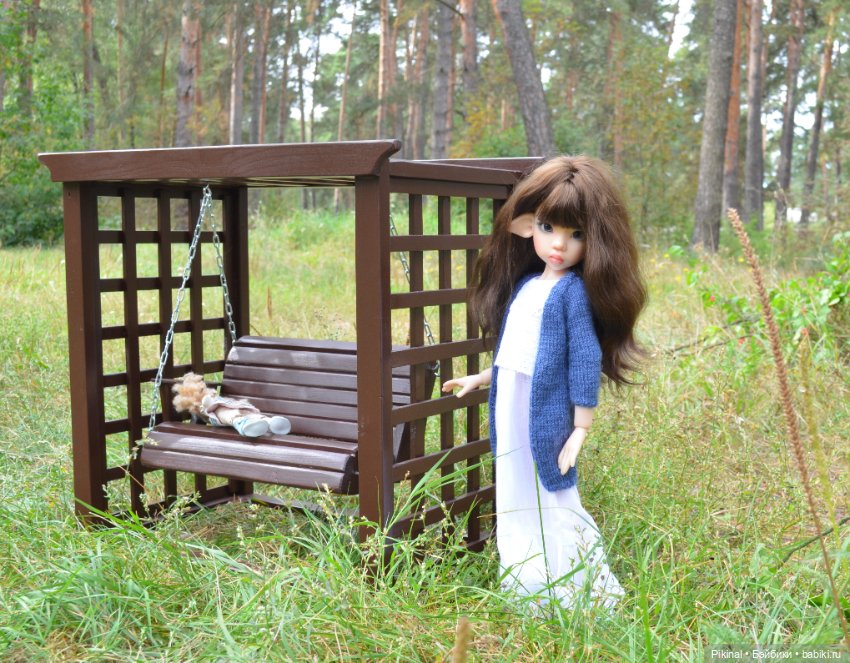 Качели с перголами — Мебель для кукол и домиков: фото