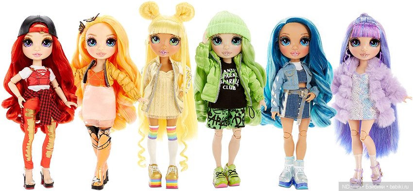Новинки игровых шарнирных кукол. Куклы Rainbow Surprise от MGA Entertainment (фото 2)