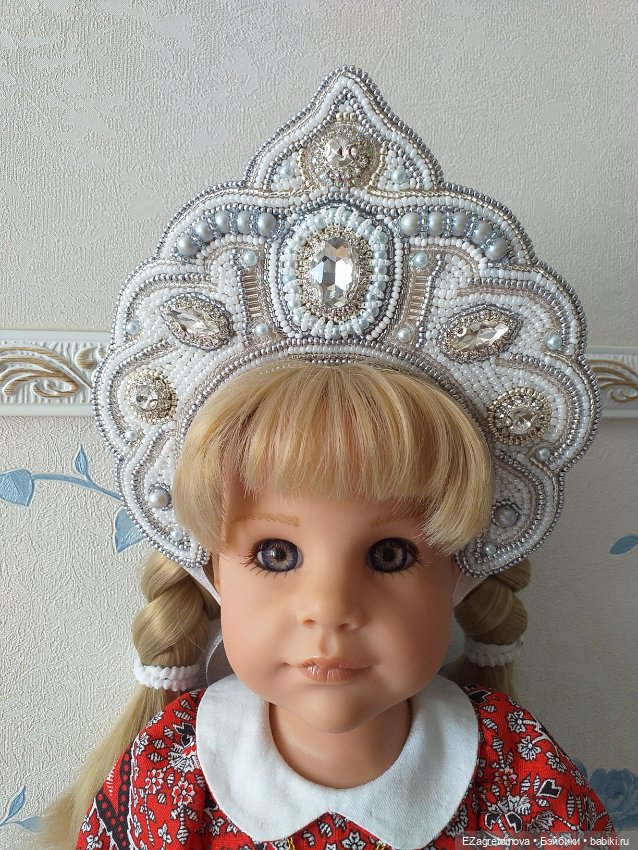Кокошник для Готц Снегурочка (фото 9)