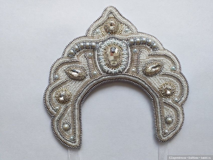 Кокошник для Готц Снегурочка (фото 5)