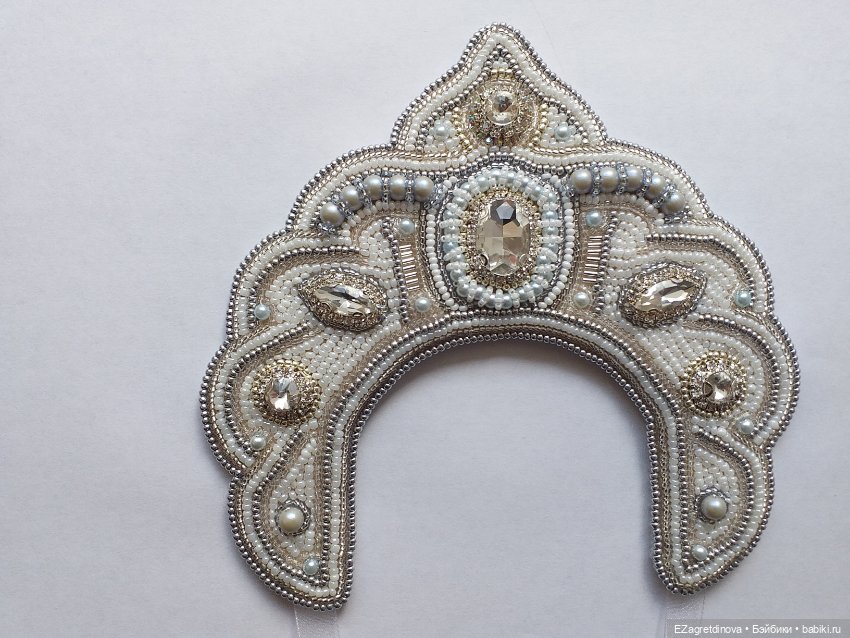 Кокошник для Готц Снегурочка (фото 3)