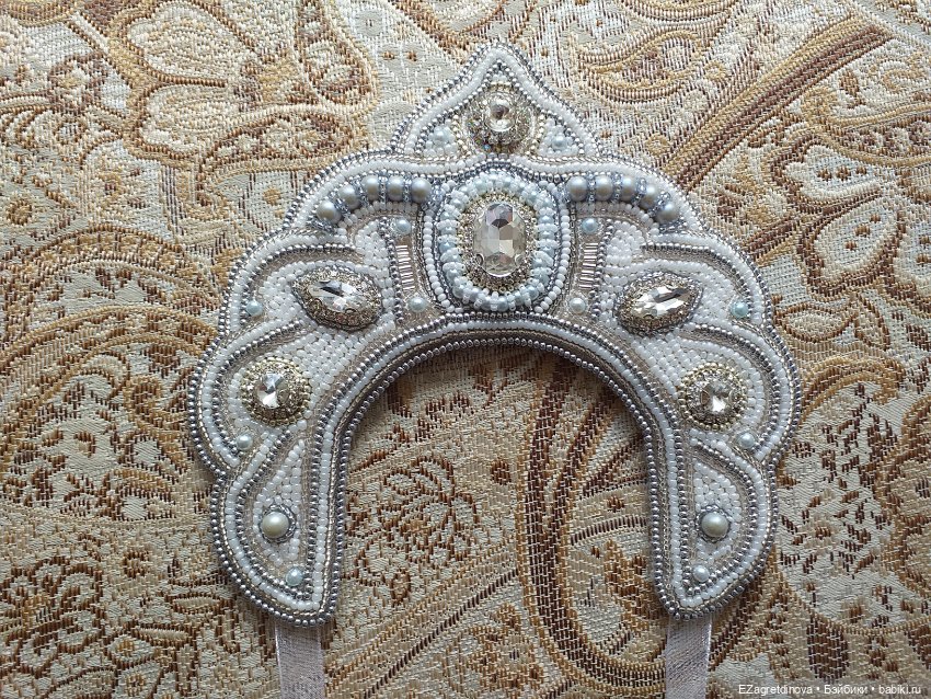 Кокошник для Готц Снегурочка (фото 2)