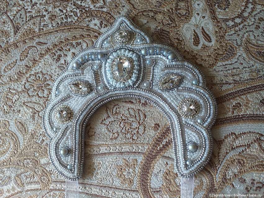 Кокошник для Готц Снегурочка