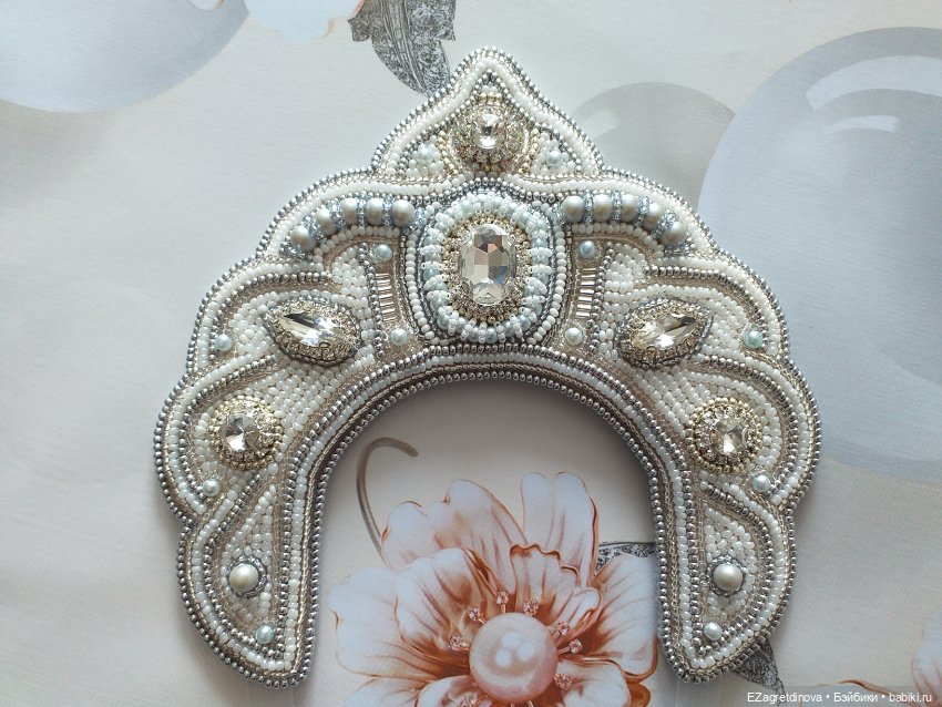 Кокошник для Готц Снегурочка