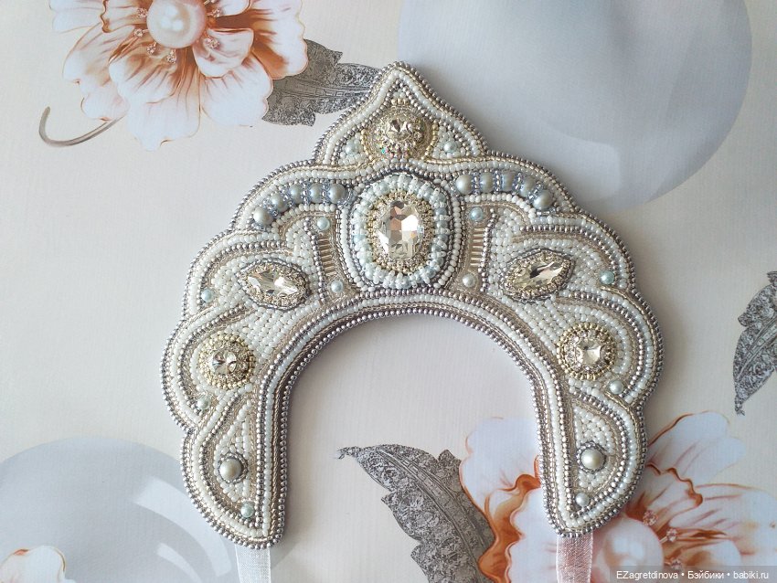 Кокошник для Готц Снегурочка