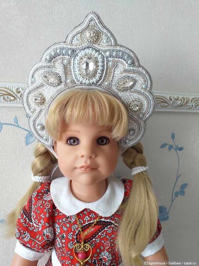 Кокошник для Готц Снегурочка (фото 10)