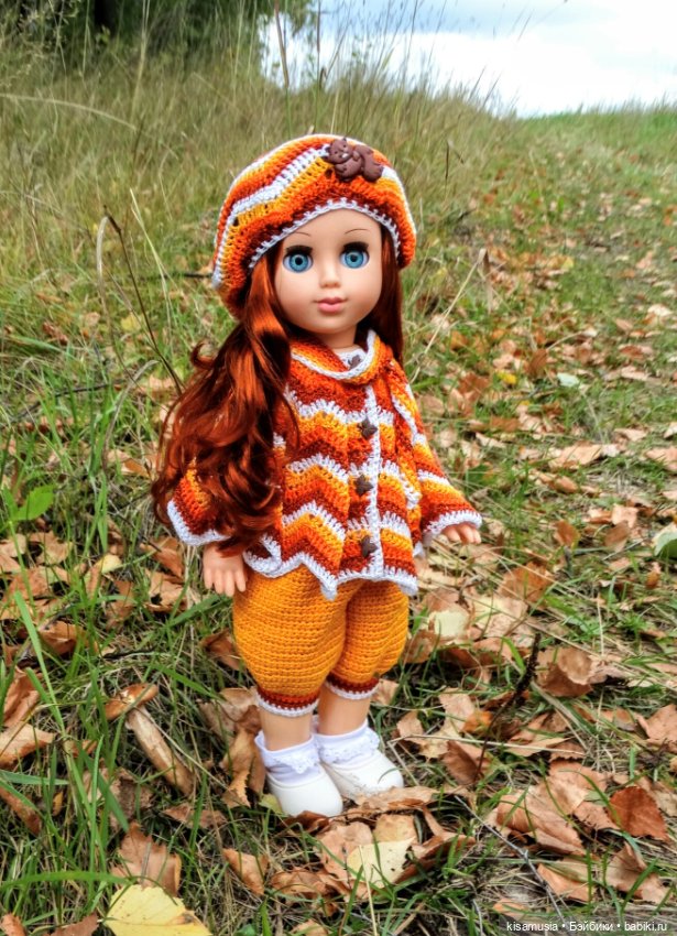 Алла в осеннем лесу — Российские куклы Весна