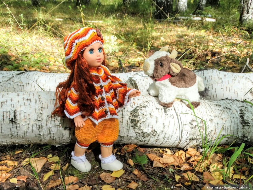 Алла в осеннем лесу — Российские куклы Весна