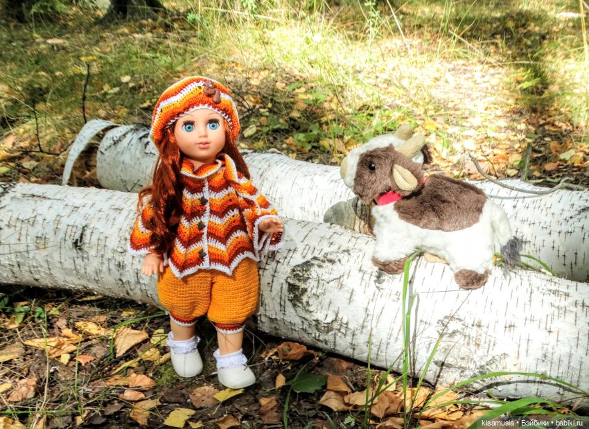 Алла в осеннем лесу — Российские куклы Весна