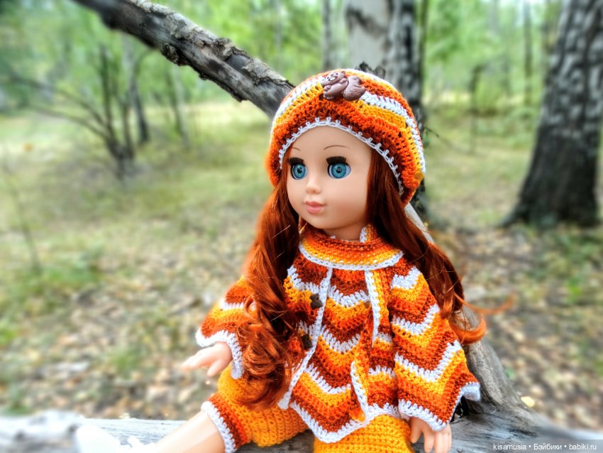 Алла в осеннем лесу — Российские куклы Весна (фото 7)