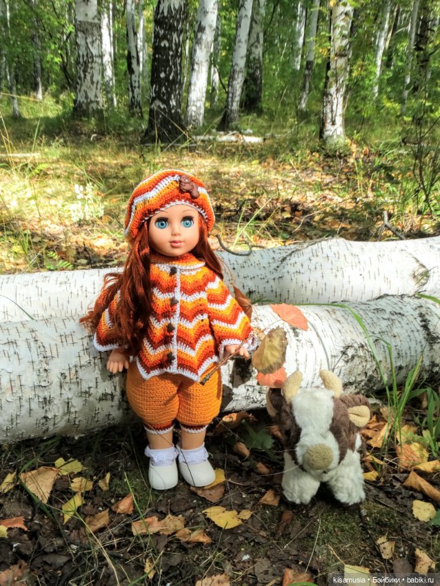 Алла в осеннем лесу — Российские куклы Весна