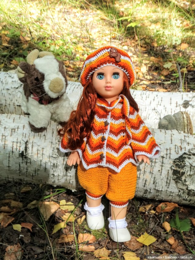 Алла в осеннем лесу — Российские куклы Весна