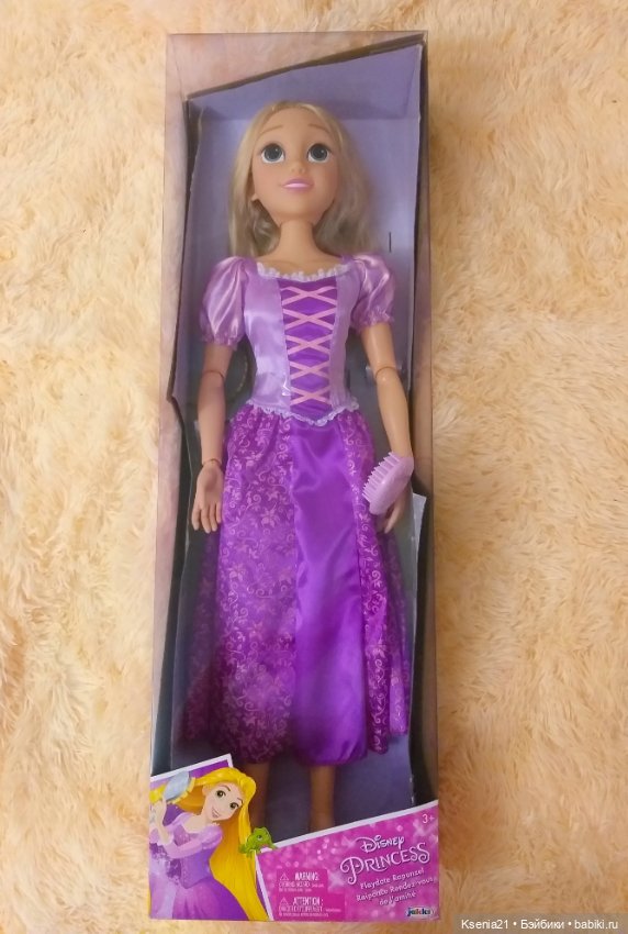 Небольшой ООАК шарнирной куклы Рапунцель 81см