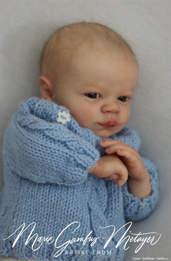 Realborn Christopher Awake for Bountiful baby, автор прототипа Marie Metayer (фото 2)