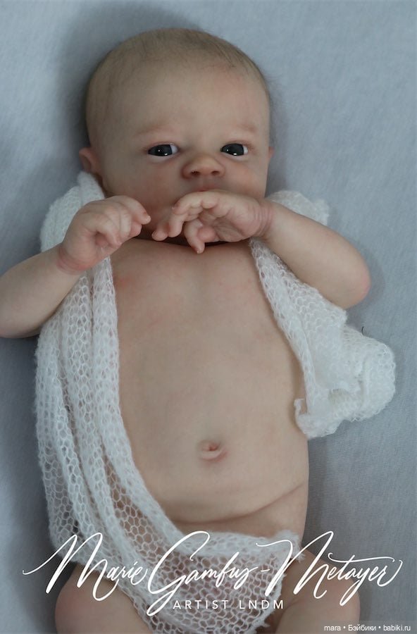 Realborn Christopher Awake for Bountiful baby, автор прототипа Marie Metayer (фото 8)
