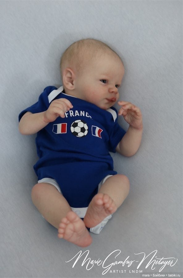 Realborn Christopher Awake for Bountiful baby, автор прототипа Marie Metayer (фото 4)