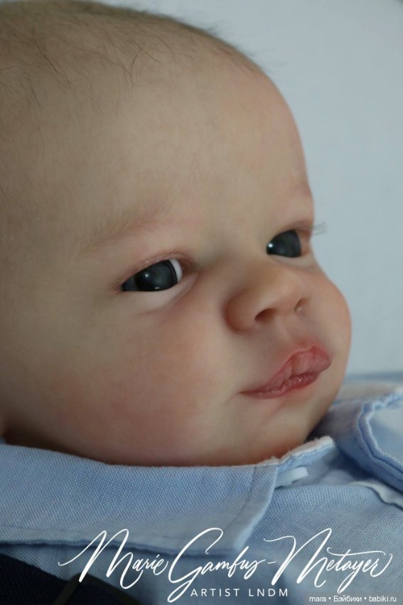 Realborn Christopher Awake for Bountiful baby, автор прототипа Marie Metayer (фото 9)