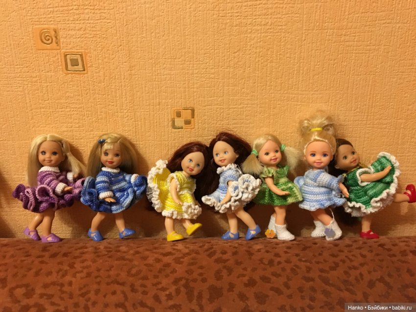 Куколки Келли. Mattel. Вязаная мода (фото 10)