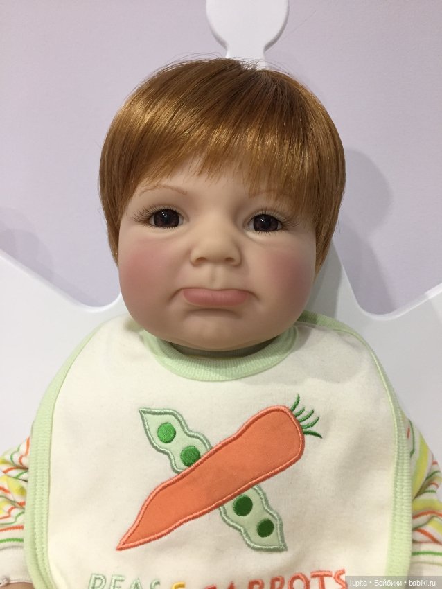 Рыжий малыш "Peas and Carrots" Lee Middleton doll от автора Reva Schick (фото 8)